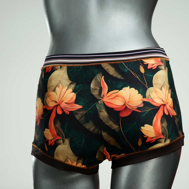 sexy gemusterte ökologische attraktive High waist Hotpant aus Baumwolle, Unterwäsche für Damen