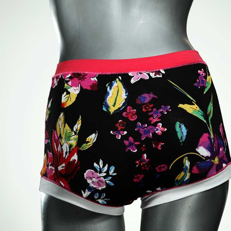 handgemachte attraktive nachhaltige farbige High waist Hotpant aus Baumwolle, Unterwäsche für Damen thumbnail