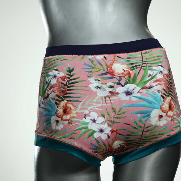 bunte gemusterte nachhaltige attraktive High waist Hotpant aus Baumwolle, Unterwäsche für Damen thumbnail