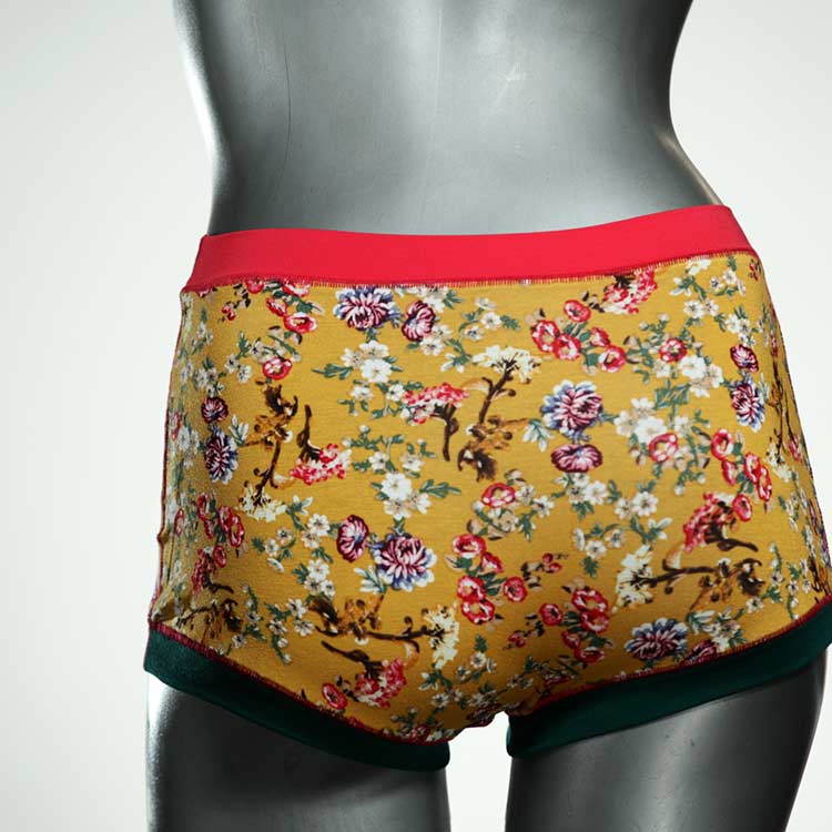 bequeme bunte preiswerte nachhaltige High waist Hotpant aus Baumwolle, Unterwäsche für Damen thumbnail