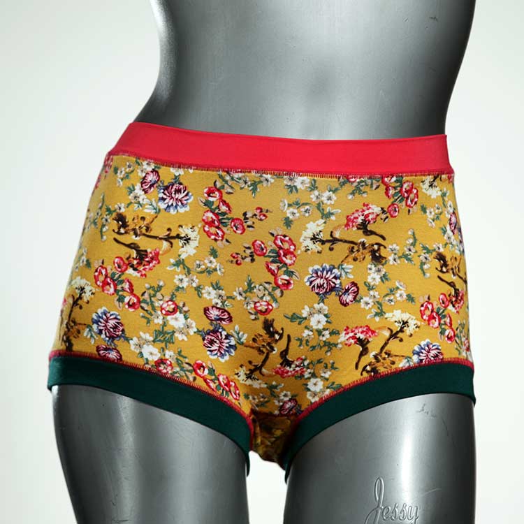 bequeme bunte preiswerte nachhaltige High waist Hotpant aus Baumwolle, Unterwäsche für Damen thumbnail