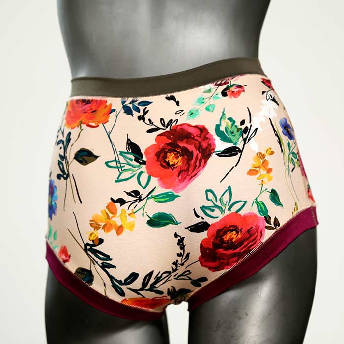 bunte attraktive ökologische süße High waist Hotpant aus Baumwolle, Unterwäsche für Damen