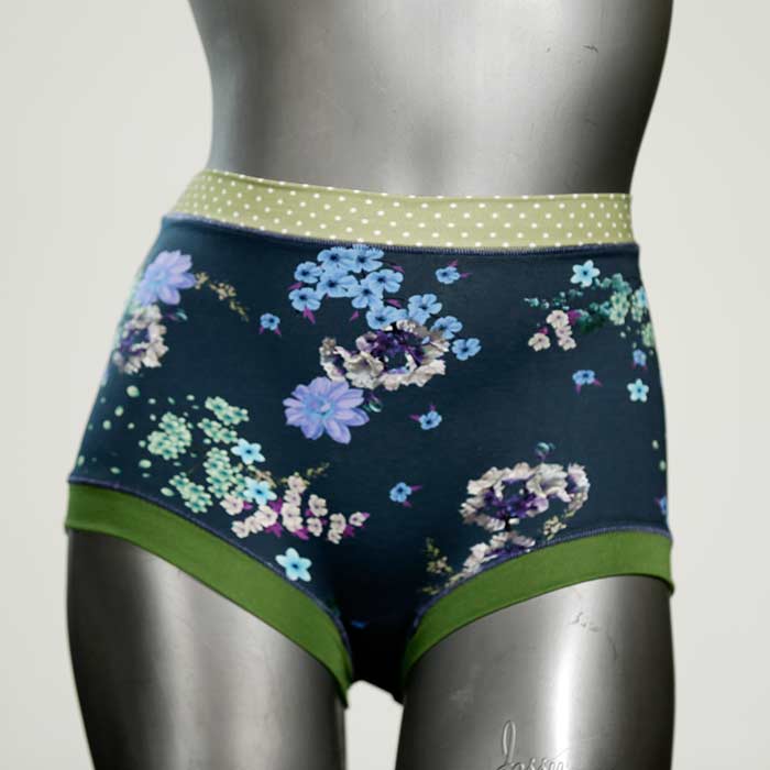 farbige schöne sexy ökologische High waist Hotpant aus Baumwolle, Unterwäsche für Damen