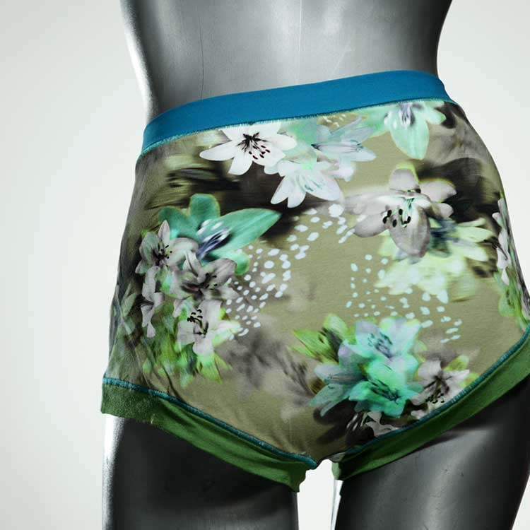 bunte günstige ökologische sexy High waist Hotpant aus Baumwolle, Unterwäsche für Damen thumbnail