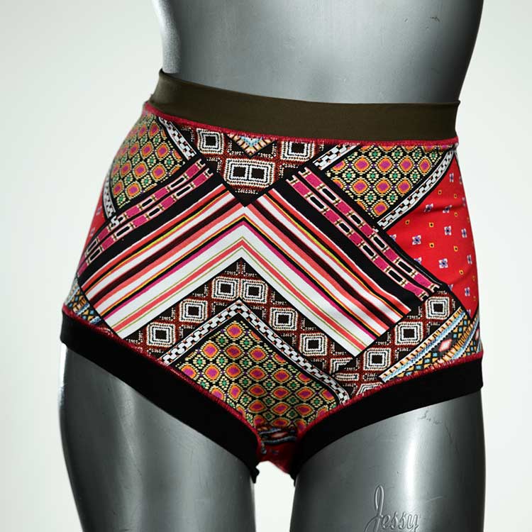 ökologische farbige süße nachhaltige High waist Hotpant aus Baumwolle, Unterwäsche für Damen thumbnail