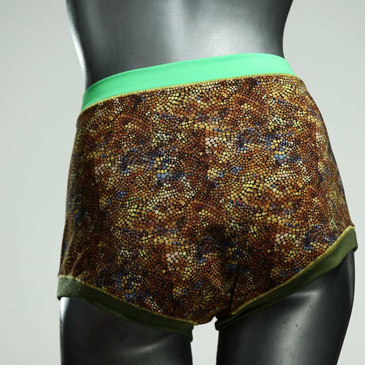 ökologische handgemachte attraktive günstige High waist Hotpant aus Baumwolle, Unterwäsche für Damen thumbnail
