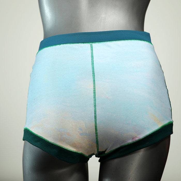 farbige bunte schöne ökologische High waist Hotpant aus Baumwolle, Unterwäsche für Damen thumbnail