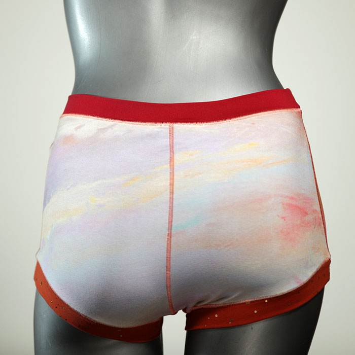 farbige  gemusterte schöne High waist Hotpant aus Baumwolle, Unterwäsche für Damen thumbnail