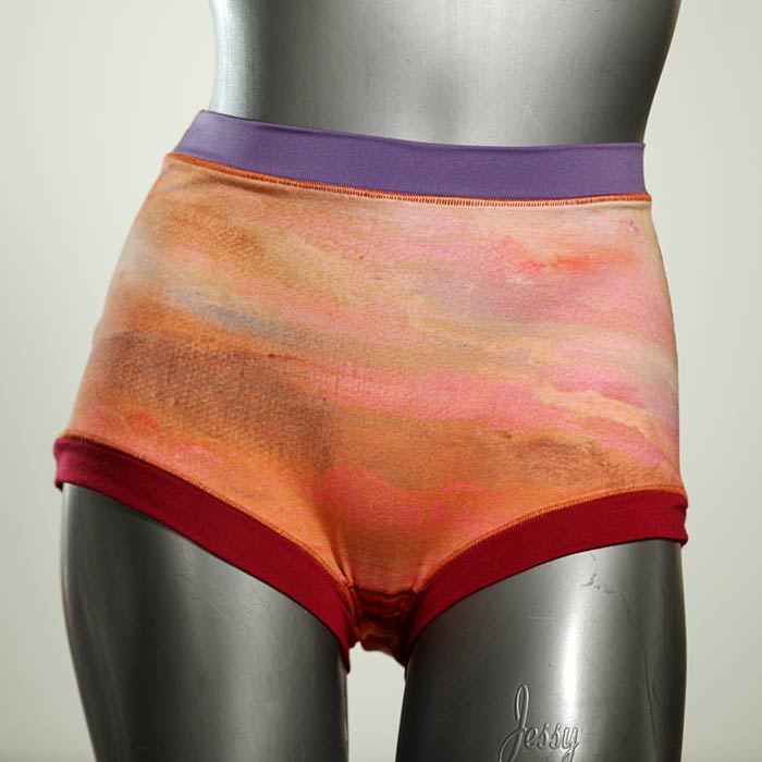farbige schöne ökologische attraktive High waist Hotpant aus Baumwolle, Unterwäsche für Damen thumbnail