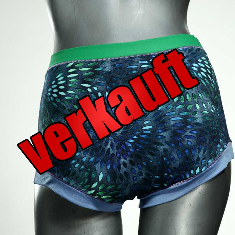 bequeme bunte sexy gemusterte High waist Hotpant aus Baumwolle, Unterwäsche für Damen