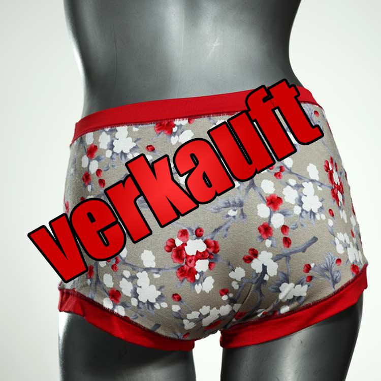 attraktive bunte handgemachte farbige High waist Hotpant aus Baumwolle, Unterwäsche für Damen