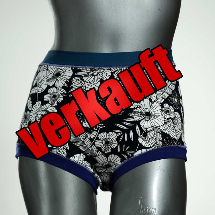 schöne ökologische attraktive farbige High waist Hotpant aus Baumwolle, Unterwäsche für Damen