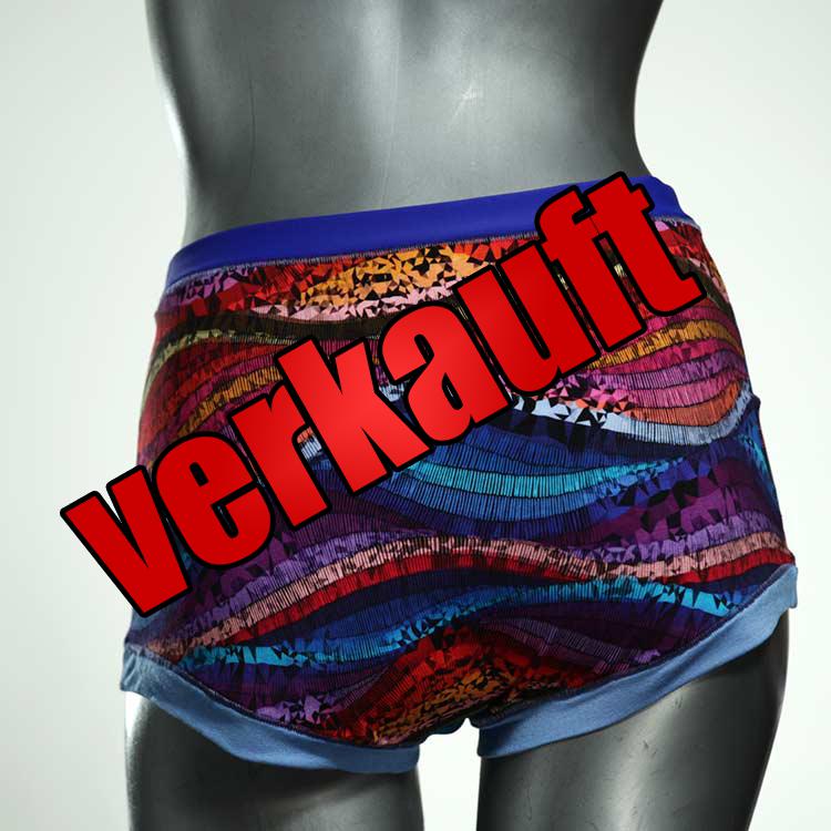süße bunte farbige preiswerte High waist Hotpant aus Baumwolle, Unterwäsche für Damen