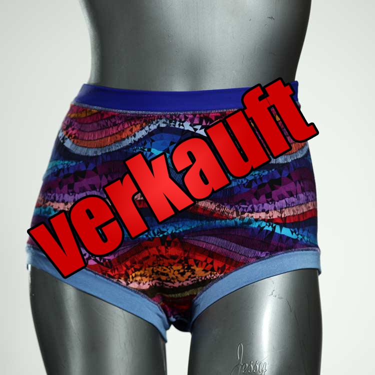 süße bunte farbige preiswerte High waist Hotpant aus Baumwolle, Unterwäsche für Damen