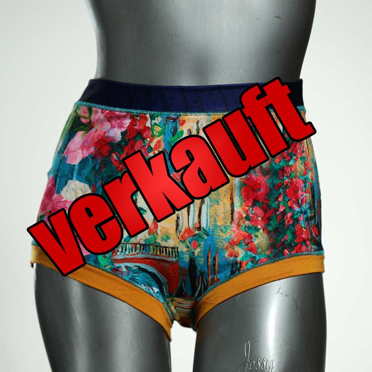 günstige schöne preiswerte farbige High waist Hotpant aus Baumwolle, Unterwäsche für Damen