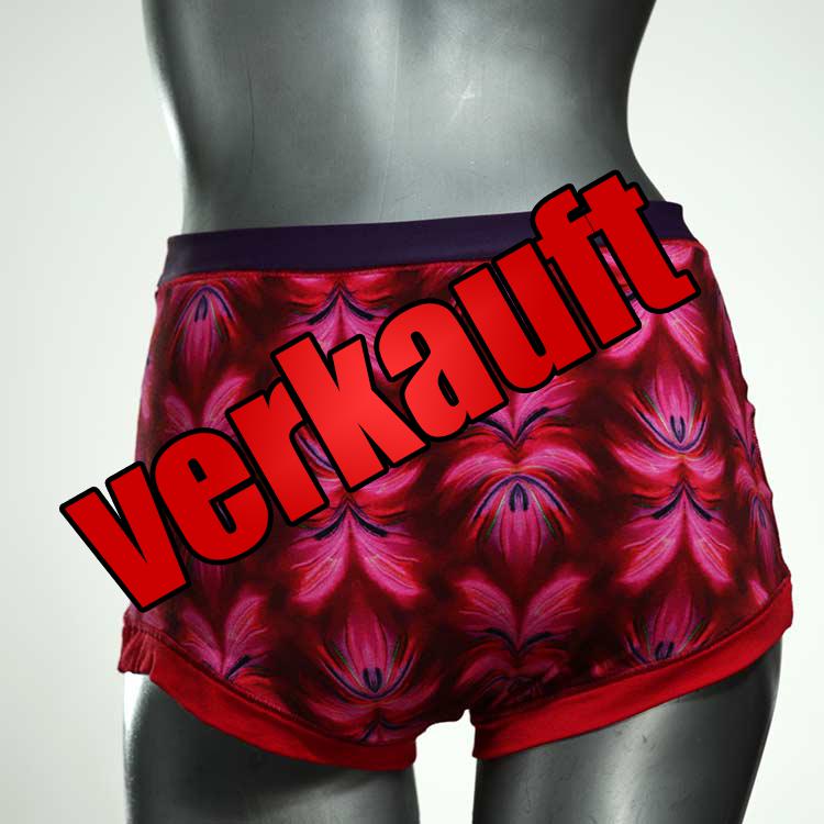 handgemachte bunte süße attraktive High waist Hotpant aus Baumwolle, Unterwäsche für Damen