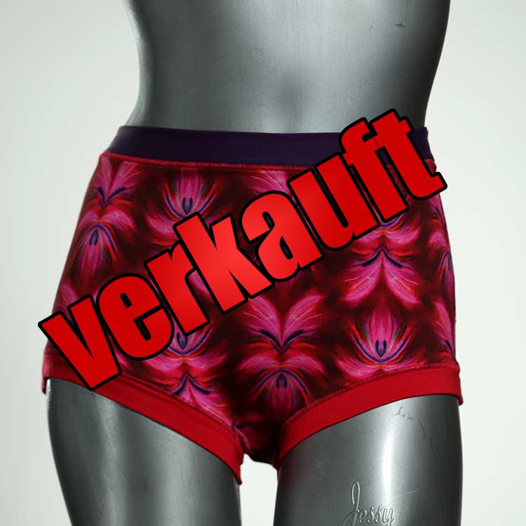 handgemachte bunte süße attraktive High waist Hotpant aus Baumwolle, Unterwäsche für Damen