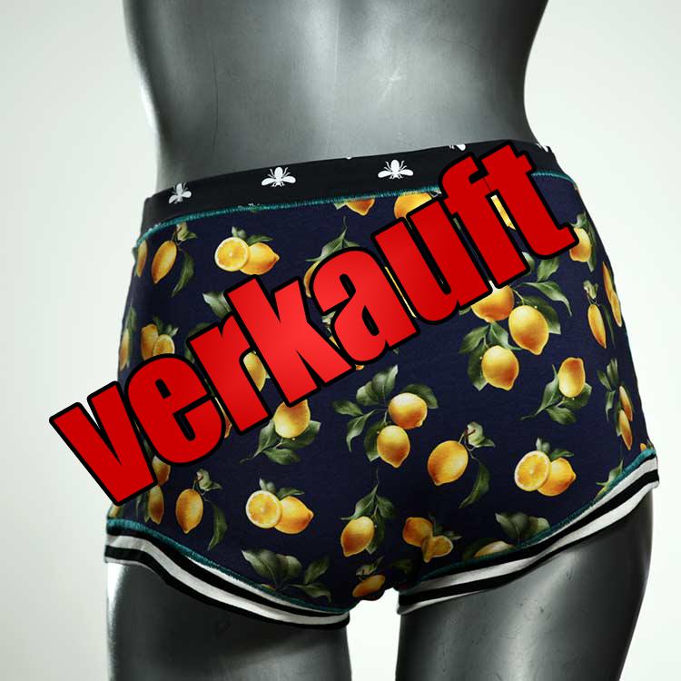bequeme ökologische schöne nachhaltige High waist Hotpant aus Baumwolle, Unterwäsche für Damen