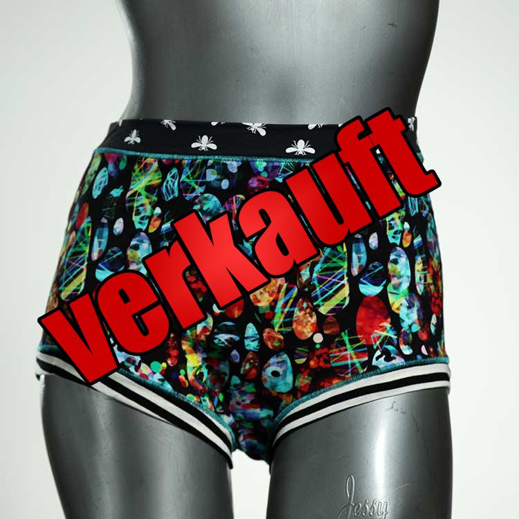 bequeme ökologische schöne nachhaltige High waist Hotpant aus Baumwolle, Unterwäsche für Damen