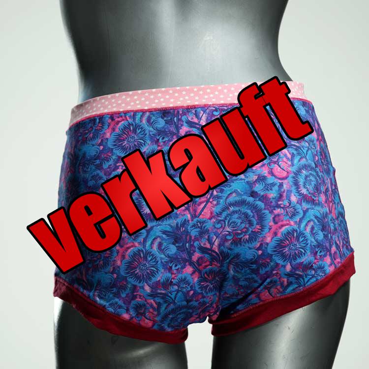 handgemachte ökologische preiswerte attraktive High waist Hotpant aus Baumwolle, Unterwäsche für Damen