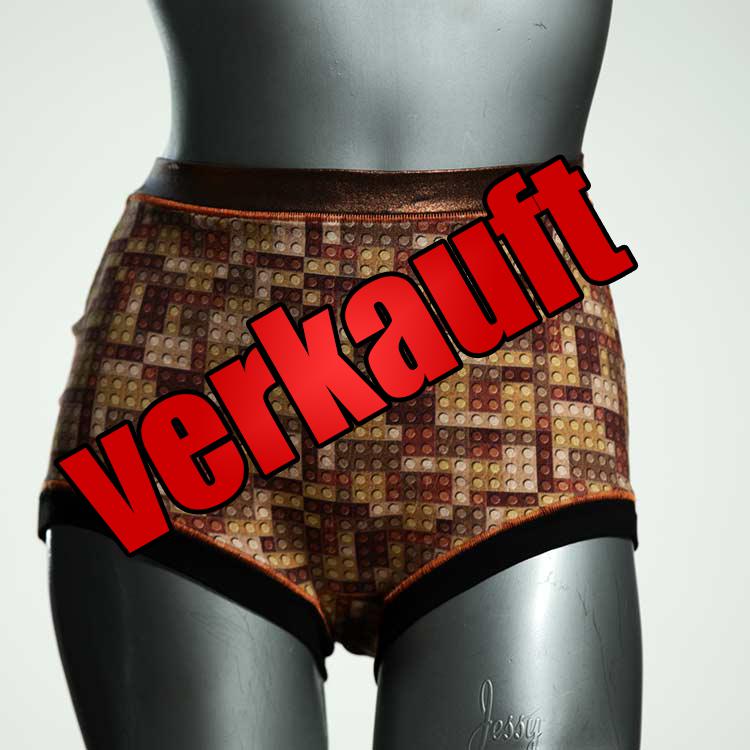 gemusterte süße sexy schöne High waist Hotpant aus Baumwolle, Unterwäsche für Damen