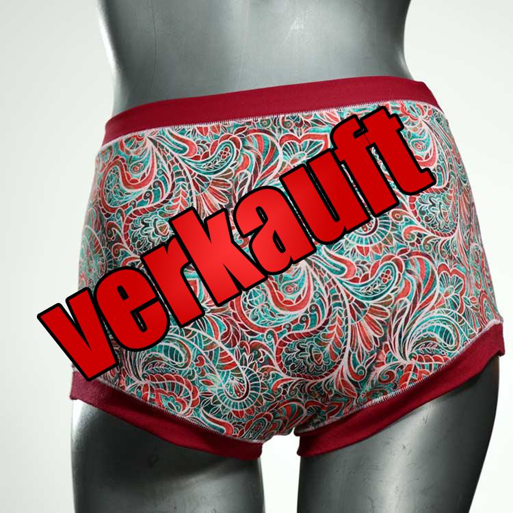 ökologische attraktive handgemachte sexy High waist Hotpant aus Baumwolle, Unterwäsche für Damen