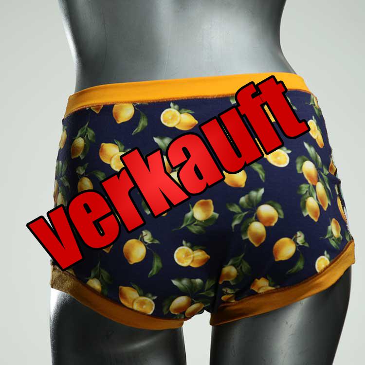 sexy attraktive farbige ökologische High waist Hotpant aus Baumwolle, Unterwäsche für Damen