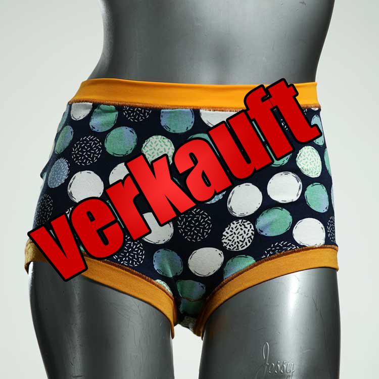 sexy attraktive farbige ökologische High waist Hotpant aus Baumwolle, Unterwäsche für Damen