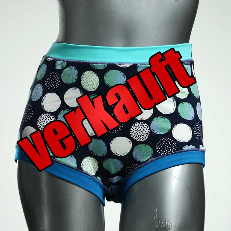 bunte günstige ökologische sexy High waist Hotpant aus Baumwolle, Unterwäsche für Damen
