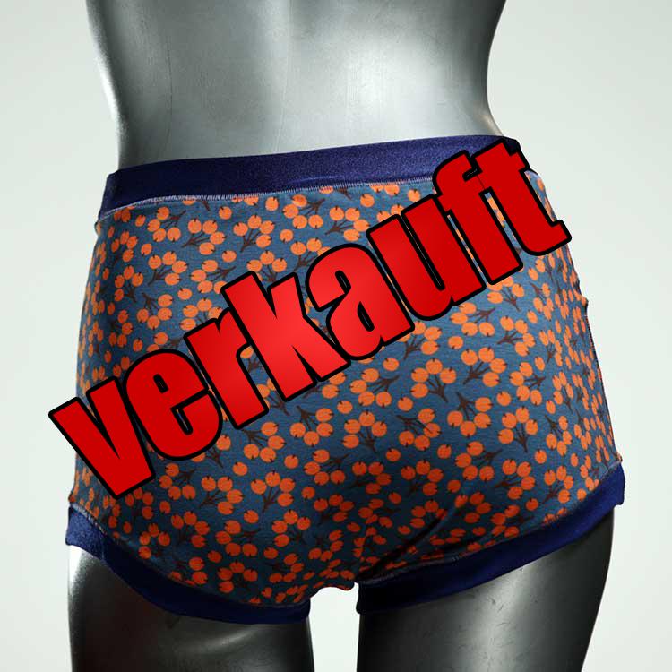 farbige ökologische nachhaltige günstige High waist Hotpant aus Baumwolle, Unterwäsche für Damen