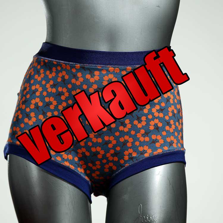 farbige ökologische nachhaltige günstige High waist Hotpant aus Baumwolle, Unterwäsche für Damen