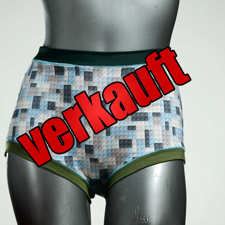 bunte preiswerte farbige attraktive High waist Hotpant aus Baumwolle, Unterwäsche für Damen