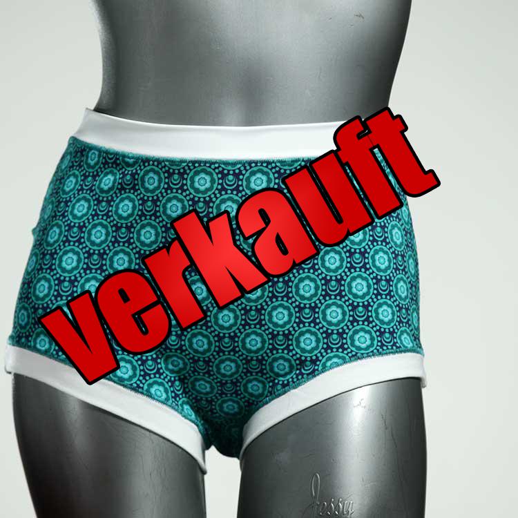 bequeme handgemachte günstige preiswerte High waist Hotpant aus Baumwolle, Unterwäsche für Damen
