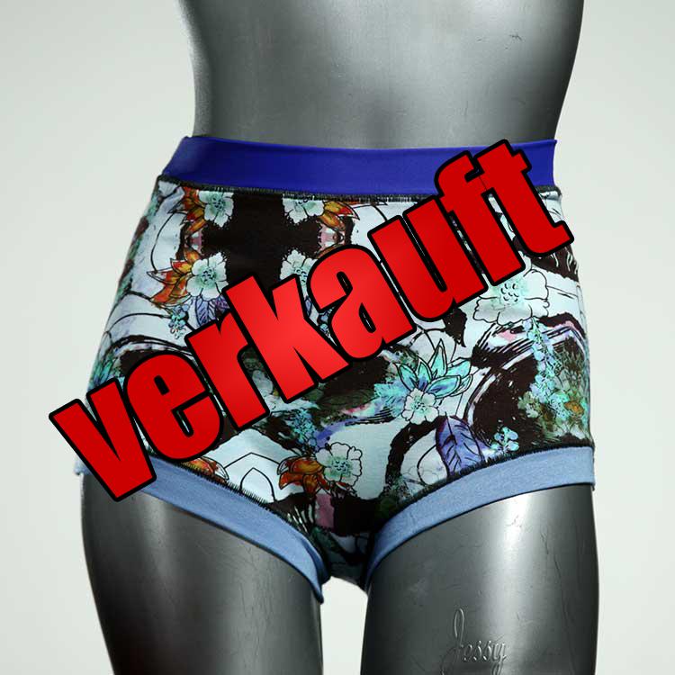 sexy günstige nachhaltige handgemachte High waist Hotpant aus Baumwolle, Unterwäsche für Damen