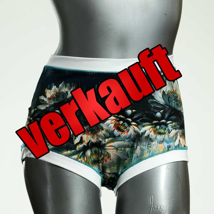 sexy gemusterte farbige bequeme High waist Hotpant aus Baumwolle, Unterwäsche für Damen