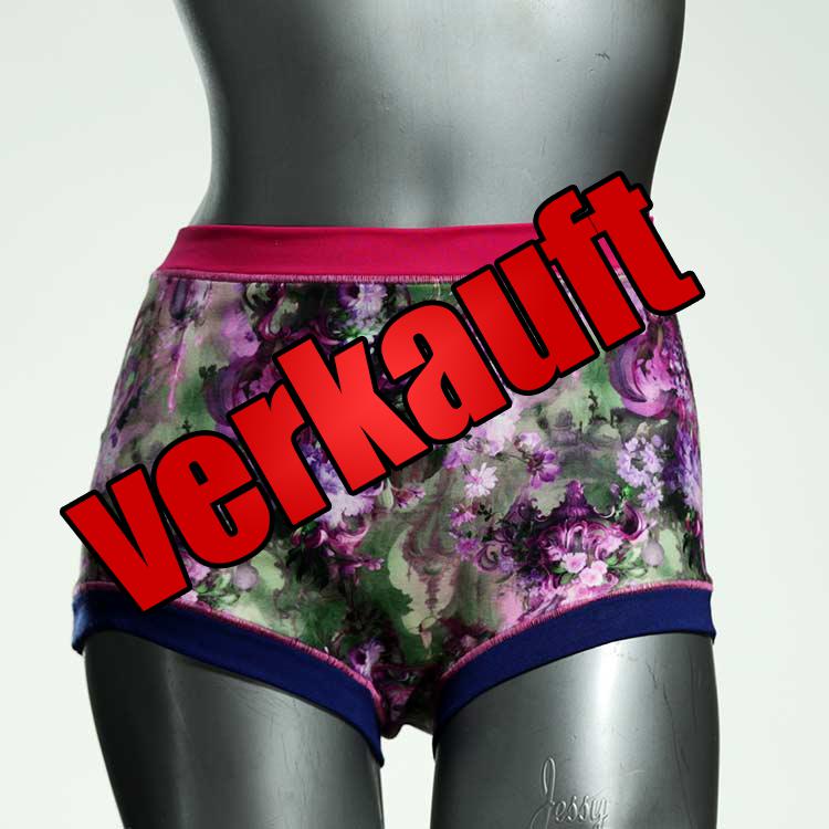 handgemachte bequeme süße nachhaltige High waist Hotpant aus Baumwolle, Unterwäsche für Damen