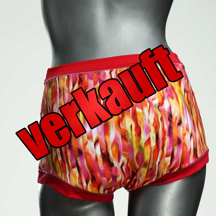 preiswerte schöne gemusterte ökologische High waist Hotpant aus Baumwolle, Unterwäsche für Damen