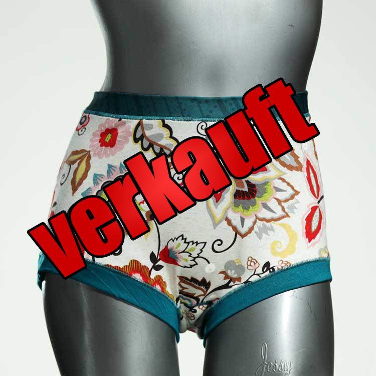 handgemachte süße attraktive ökologische High waist Hotpant aus Baumwolle, Unterwäsche für Damen