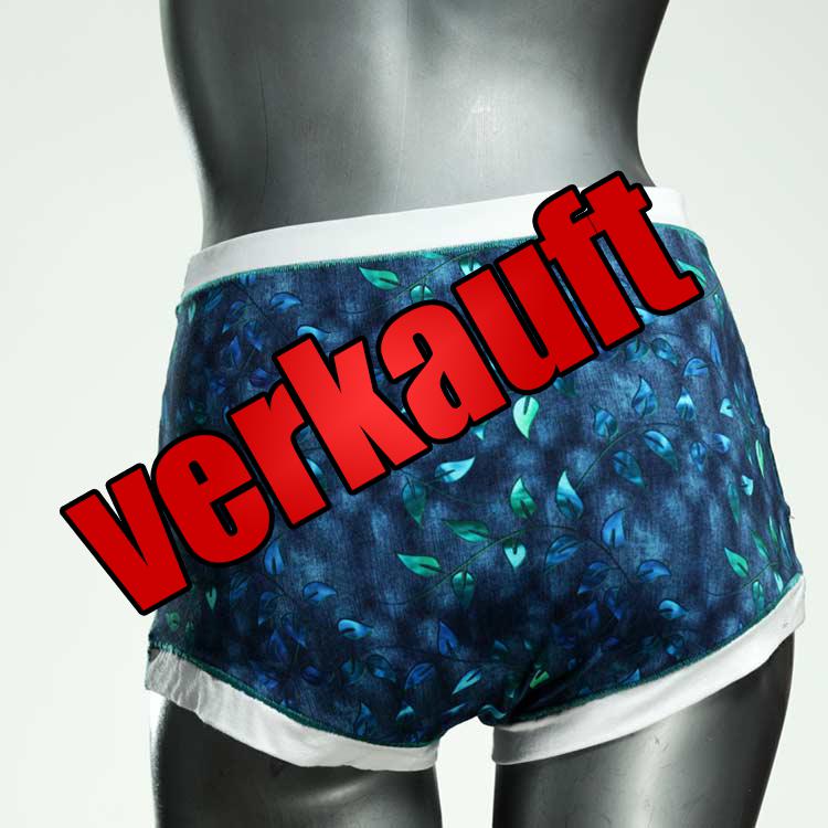 gemusterte farbige sexy nachhaltige High waist Hotpant aus Baumwolle, Unterwäsche für Damen