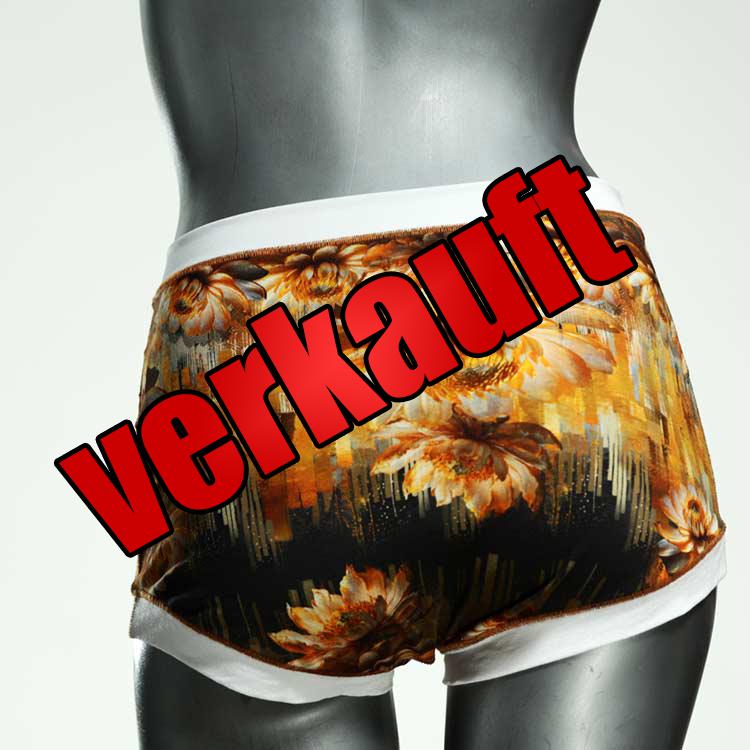 bunte schöne farbige attraktive High waist Hotpant aus Baumwolle, Unterwäsche für Damen