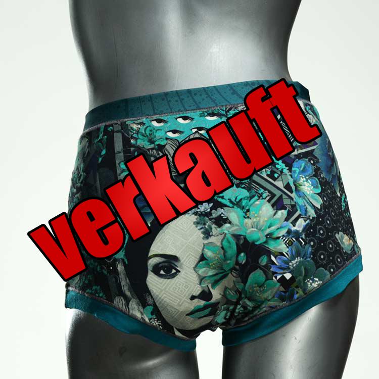 ökologische sexy günstige nachhaltige High waist Hotpant aus Baumwolle, Unterwäsche für Damen