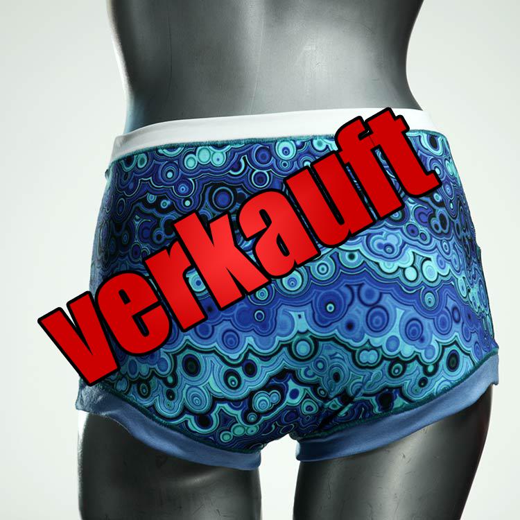bunte handgemachte günstige nachhaltige High waist Hotpant aus Baumwolle, Unterwäsche für Damen