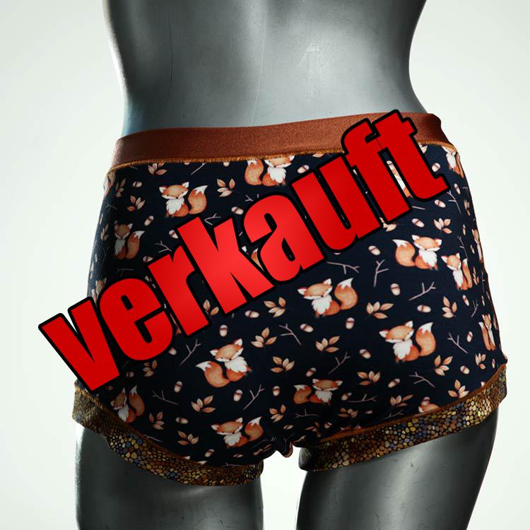 ökologische günstige preiswerte farbige High waist Hotpant aus Baumwolle, Unterwäsche für Damen