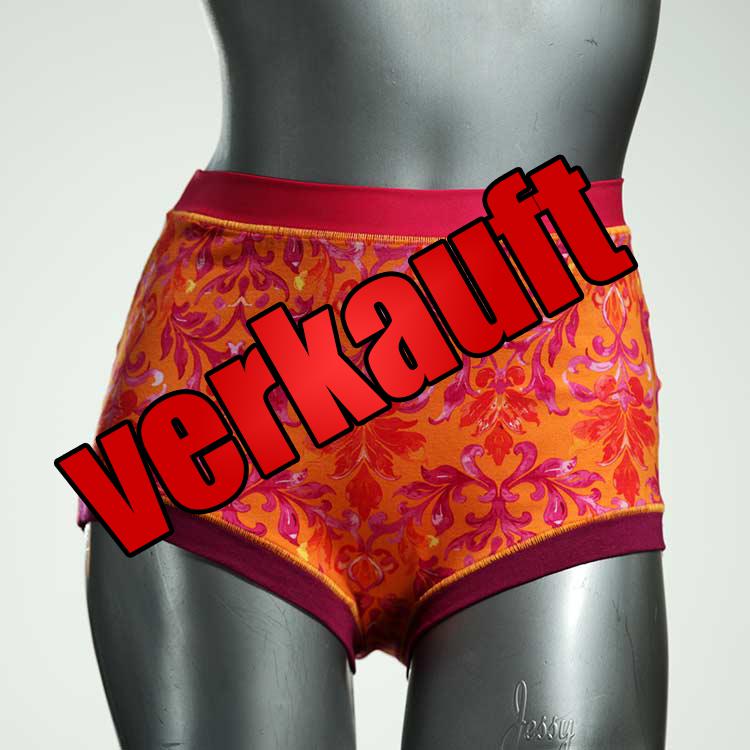 günstige bunte sexy handgemachte High waist Hotpant aus Baumwolle, Unterwäsche für Damen