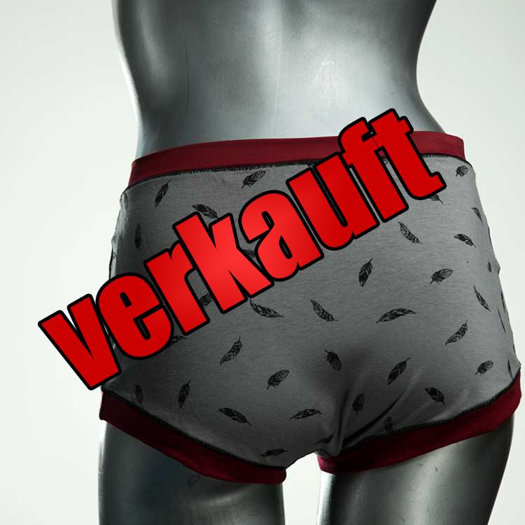 gemusterte nachhaltige schöne farbige High waist Hotpant aus Baumwolle, Unterwäsche für Damen