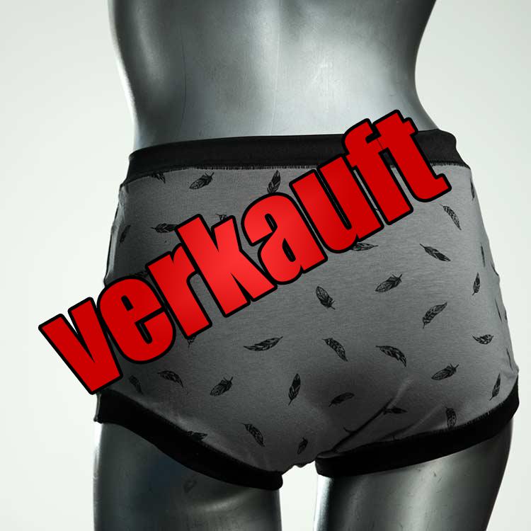 nachhaltige handgemachte gemusterte attraktive High waist Hotpant aus Baumwolle, Unterwäsche für Damen