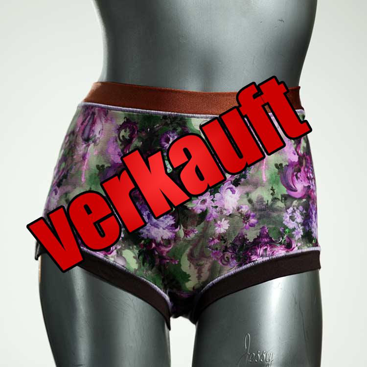 gemusterte bequeme preiswerte farbige High waist Hotpant aus Baumwolle, Unterwäsche für Damen