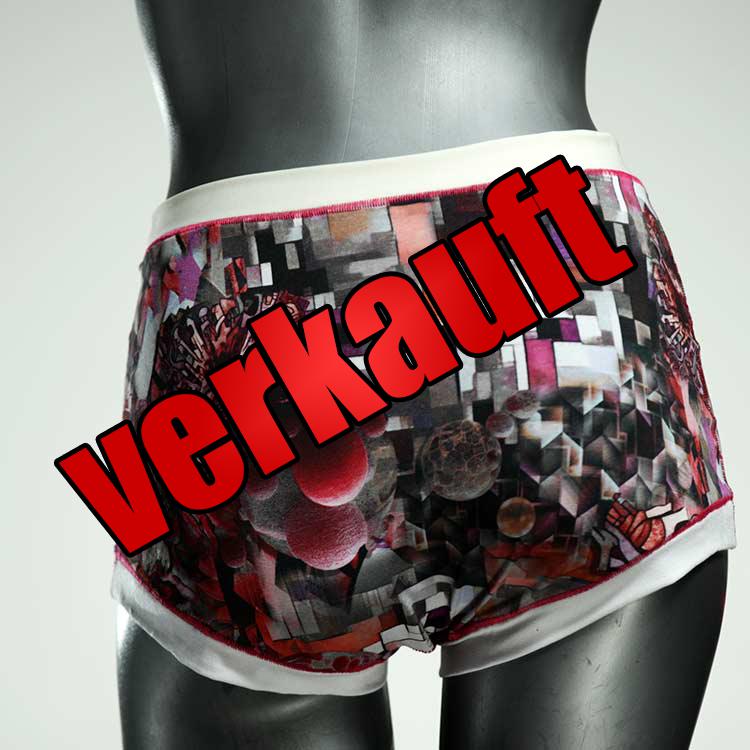 bunte schöne bequeme attraktive High waist Hotpant aus Baumwolle, Unterwäsche für Damen