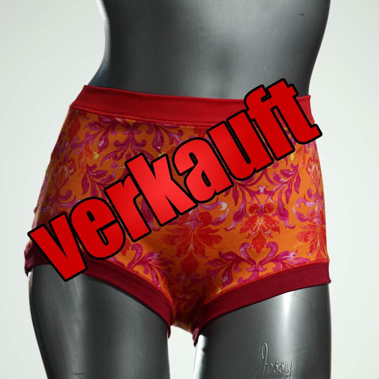 bequeme ökologische handgemachte süße High waist Hotpant aus Baumwolle, Unterwäsche für Damen