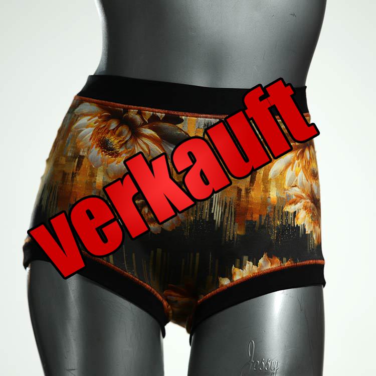 schöne preiswerte gemusterte bunte High waist Hotpant aus Baumwolle, Unterwäsche für Damen